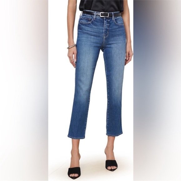 L’Agence Alexia High Rise Crop Cigarette Jeans Byers Straight Leg Casual 28 - Picture 9 of 9